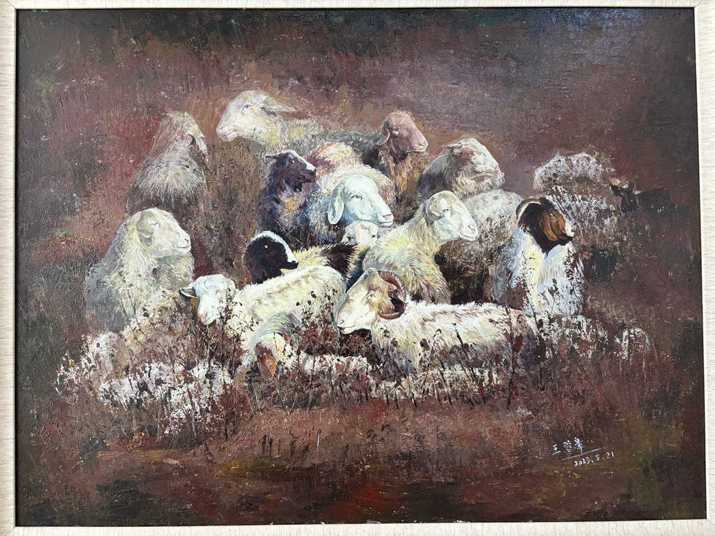 《归家》丙烯画 王蓉章  79cmx97cm_副本.jpg